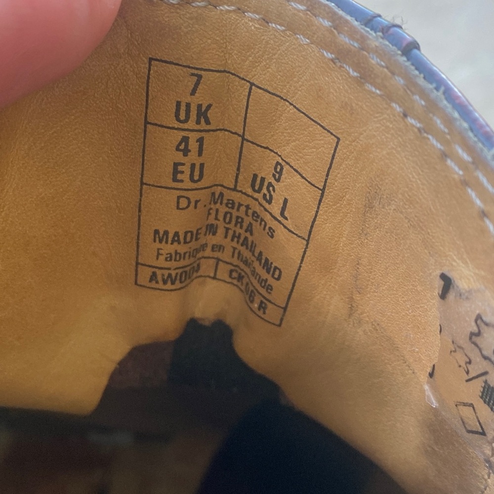 Dr. Martens Brown Leather Chelsea Boots with Red Patina - Picture 12 of 12